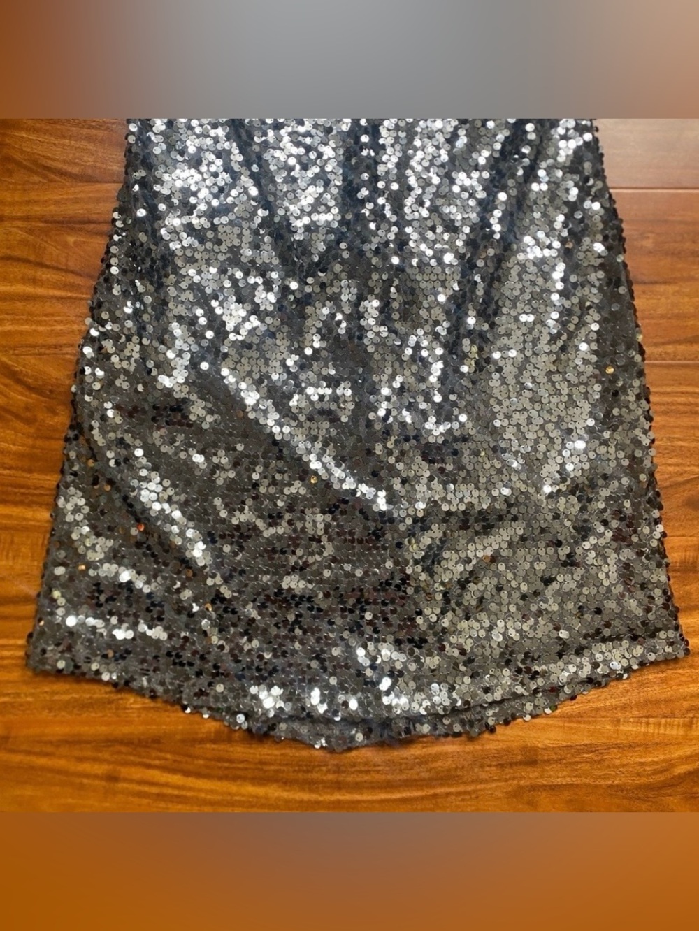Express Women's Gray Sequins Racerback Mini Dress Size XS Party Maximalist Girly - Picture 4 of 13